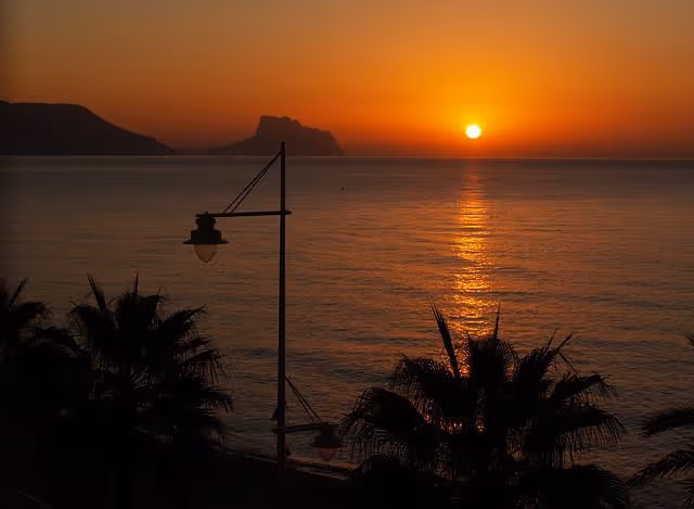 Sunset in Altea