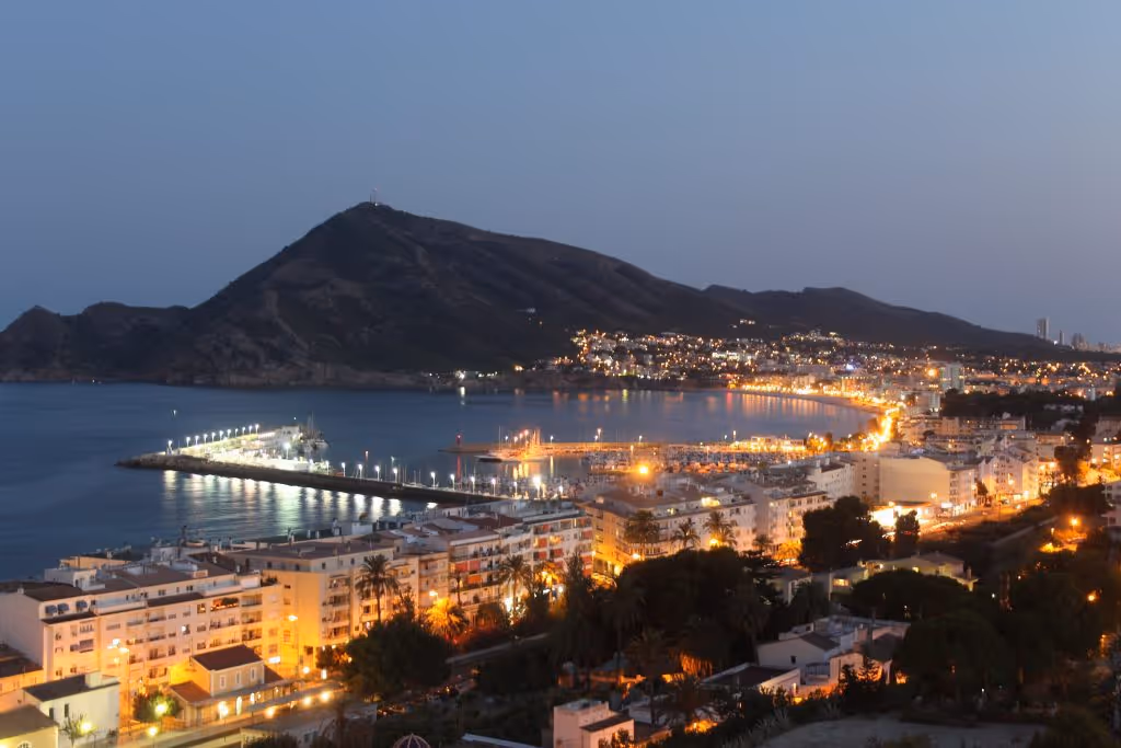 Panoramic view of Altea