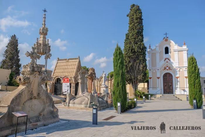 Modernista cemetery in Lloret de Mar
