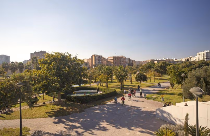 Turia Gardens in Valencia