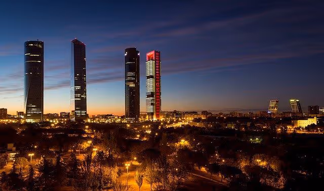 Madrid at night