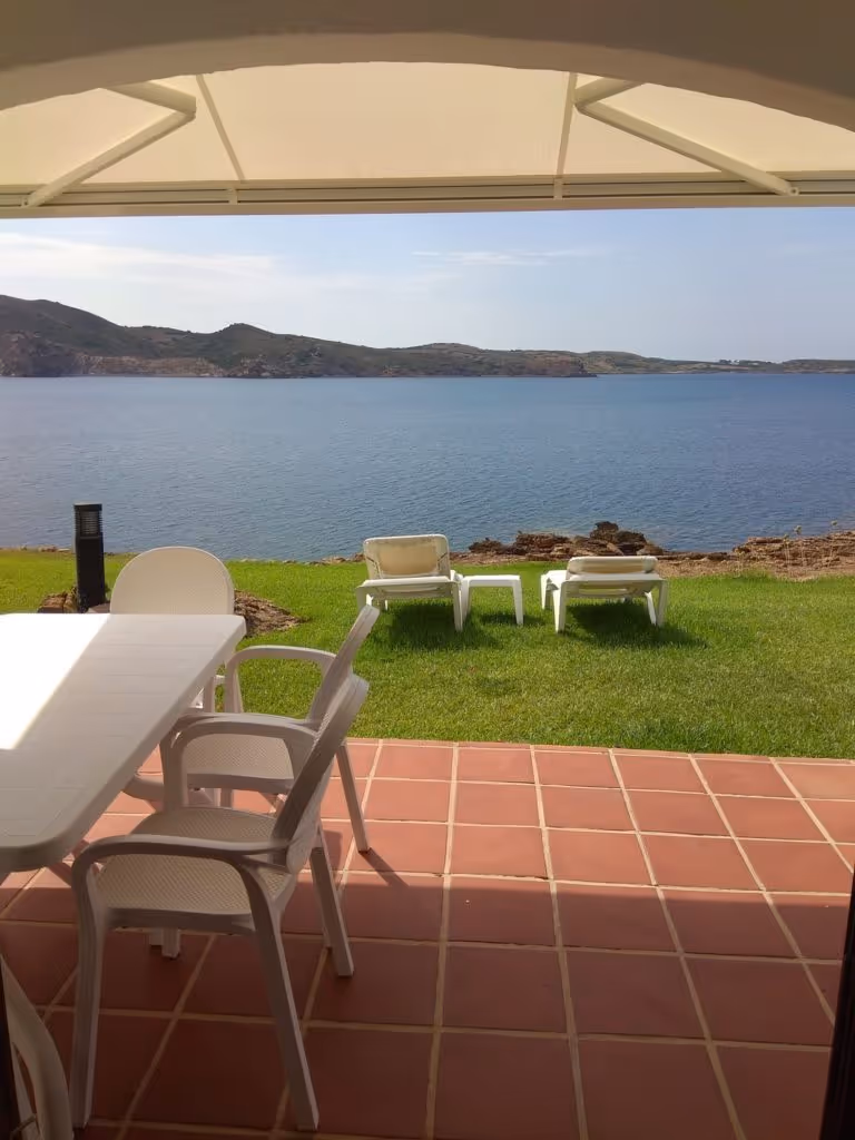 House with a sea-view terrace for sale in Menorca