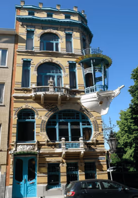 Art Nouveau monument in Brussels