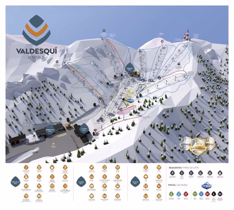Valdesquí ski runs