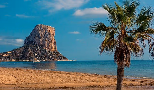 View of the Calpe rock