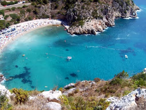 Beautiful cove in Jávea