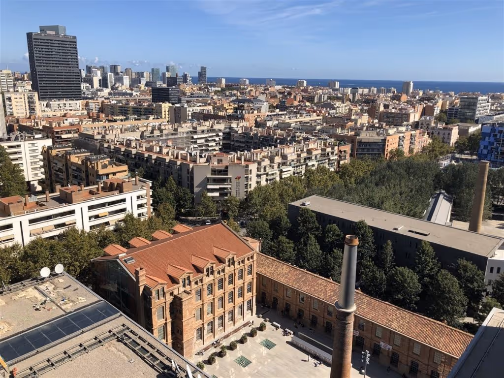 Poblenou neighbourhood in Barcelona