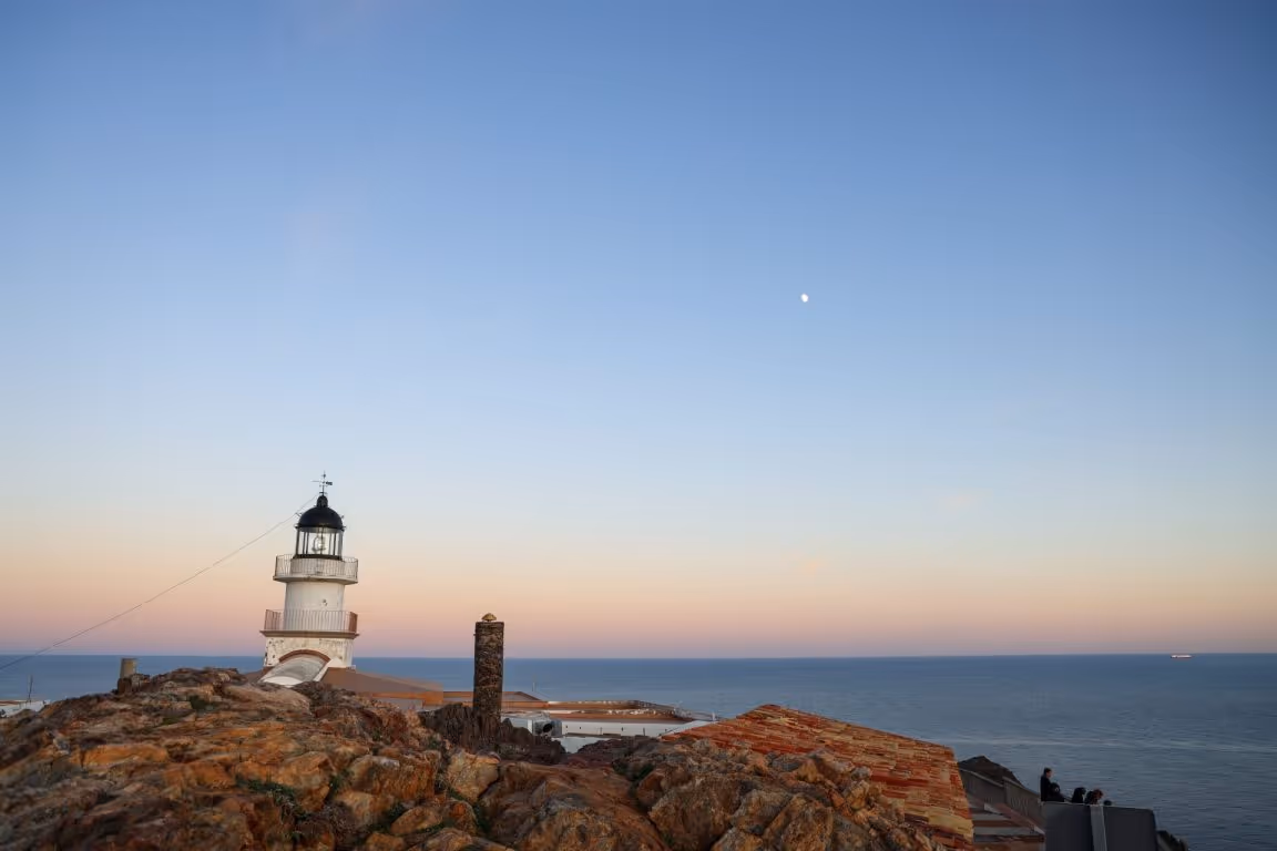 White lighthouse in Cadaqués