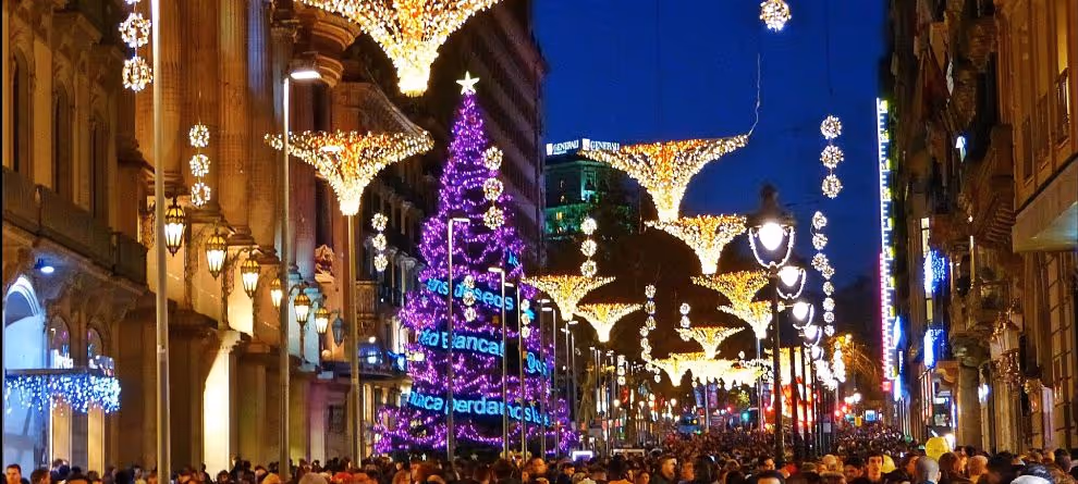 Christmas market in Barcelona