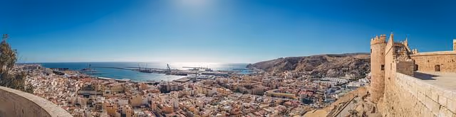 Panoramic view of Almería