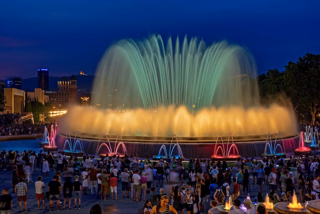 Living in Barcelona: Montjuïc fountain